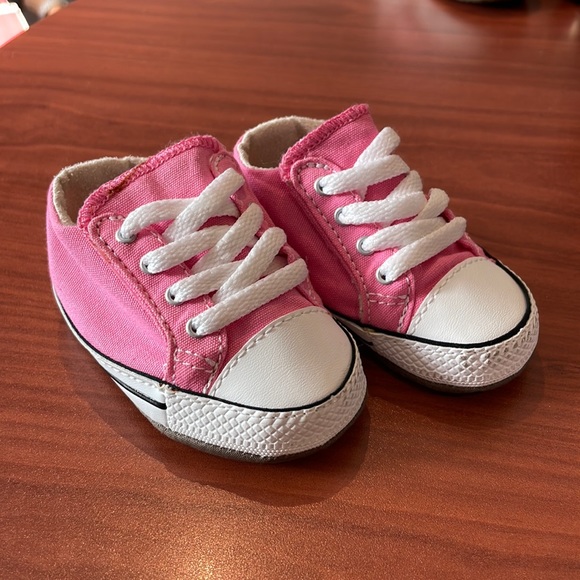Converse Other - Baby girl pink shoes